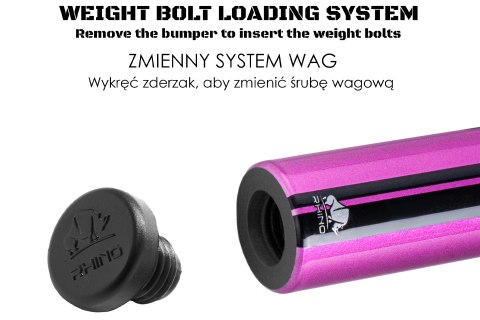 Kij bilardowy 2-cz. Rhino NEBULA 2 - Blush Pink