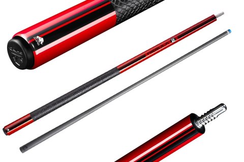 Kij bilardowy 2-cz. Rhino NEBULA 2 - Crimson Red SW