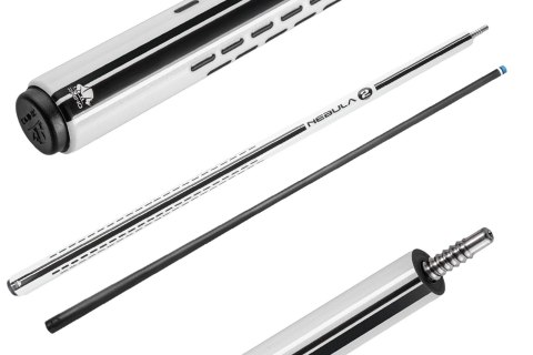 Kij bilardowy 2-cz. Rhino NEBULA 2 - Pure White