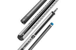 Kij bilardowy 2-cz. Rhino NEBULA 2 - Silver Metal